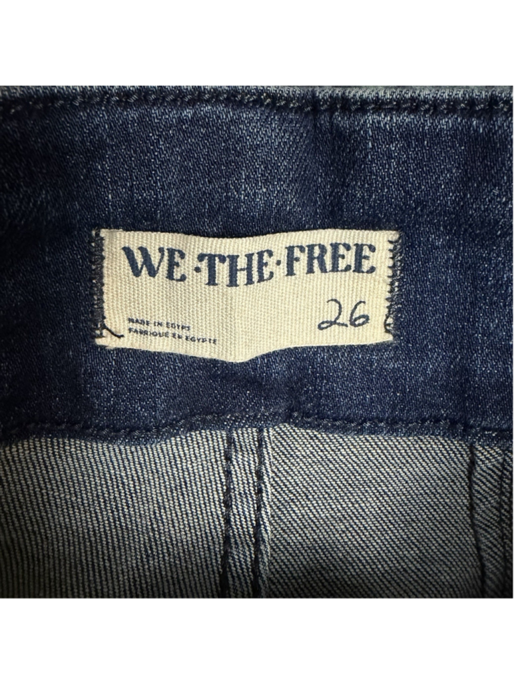 We The Free People NEW Jayde Flare Jeans Dark Wash Hi-Rise Size 26 - 33” Inseam - Picture 10 of 12